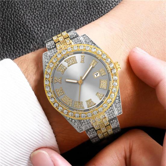 Reloj De Pulsera De Lujo Con Diamantes hiphop