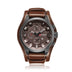 Reloj curren de hombre de cuero